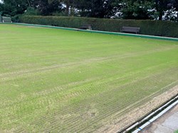 Whitstable Bowling Club Relaying new green 2024