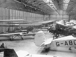 Inside 'B' Hangar
