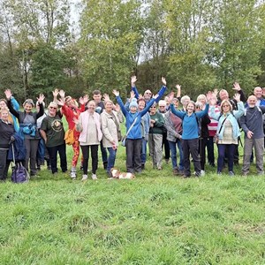 17 Oct 25 Another great outing today for our very popular Godshill walking group. 33 joined us and 4 (very well behaved) dogs!