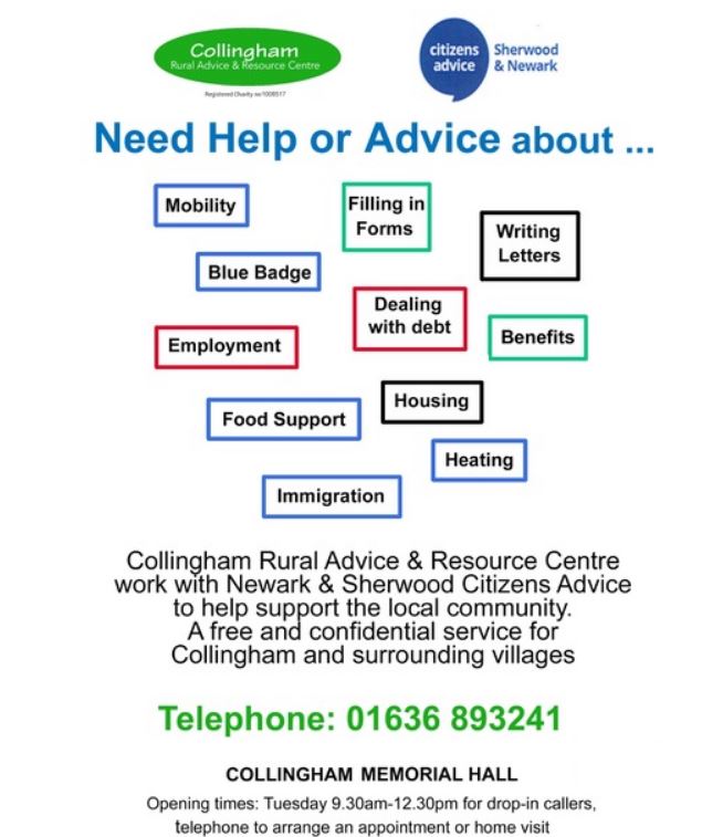 Collingham Parish Collingham Rural Advice& Resource Centre