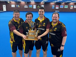 Stephen Harris, Martin Spencer, Mathew Orrey and Dominic McVittie - County Fours Winners