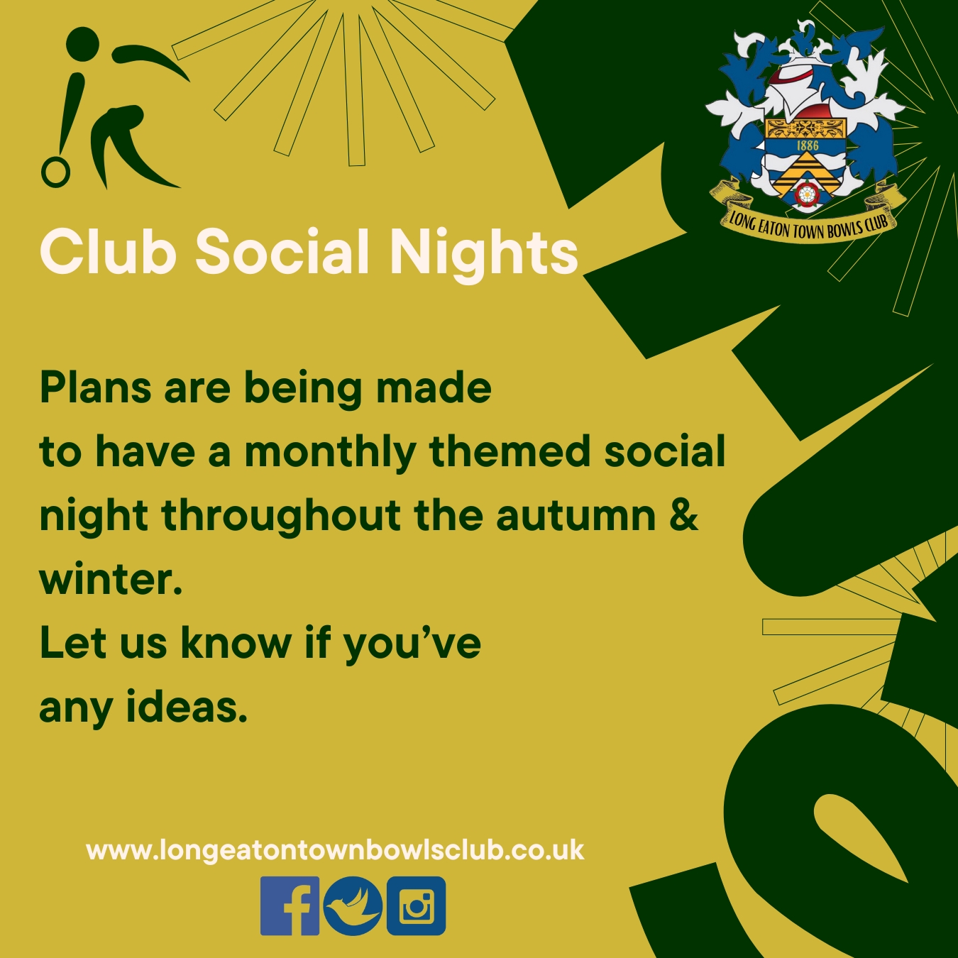 Long Eaton Town Bowls Club Social Evenings