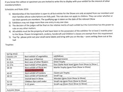 Spring Show Schedule 2026 Page 1