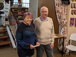 Midweek Pairs Runners Up Yvonne Butcher and Trevor Blows (not pictured)