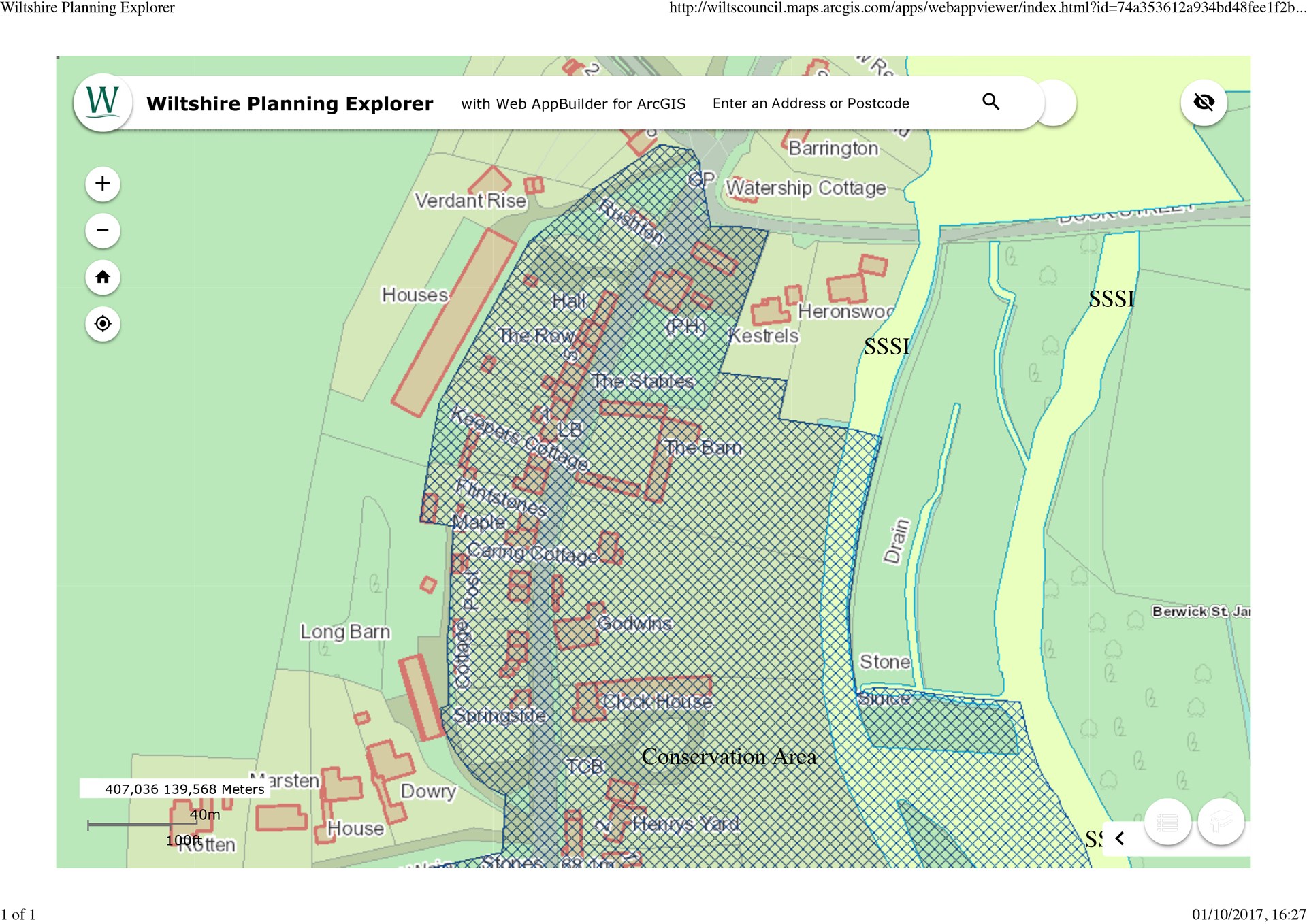 Berwick St James Parish Conservation Areas