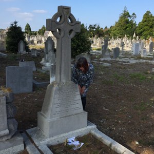 Montague Browne's grave, Dean's Grange Cemetery, Dublin