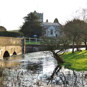 Coombe Bissett bridge over the Ebble river (Chris Chelu)