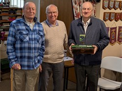 Greenkeepers Trophy Winners Steve Rolfe, Andy Shuttlewood and Paul Whybrow
