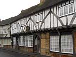 The Chanters House and Sandwich Weavers, Strand Street. Part of the longest block of medieval, timber framed houses in England.