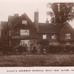 Eggars Grammar Schools - Postmarked 02.04.1915