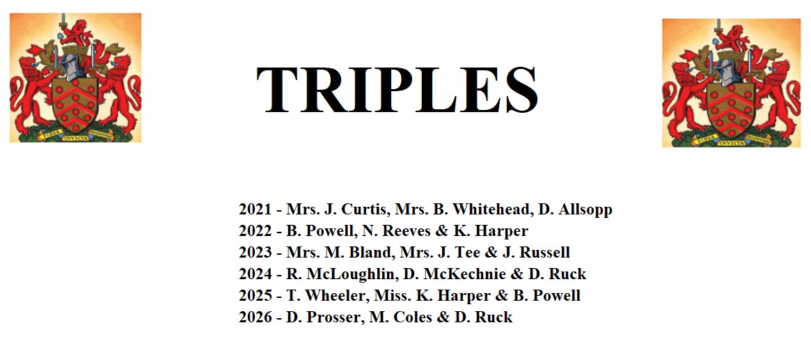 Gloucester City Bowls Club Triples
