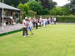 Market Bosworth Bowls Club Kirkby Mallory WI visit.
