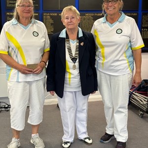 Ladies Nominated Pairs Runner Ups - Eileen Southon & Ellen David