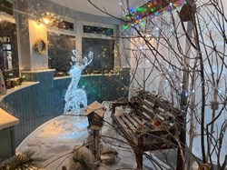 Dymchurch Parish Council Festive Window Display