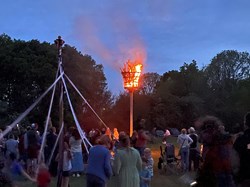 Bucklebury History Group Beacon Lighting 1st May 2026