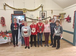 The amazing amenities committee who raise the money for the meal and work so hard on the day