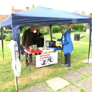 Alison and Barry on our stall at Blake Gardens