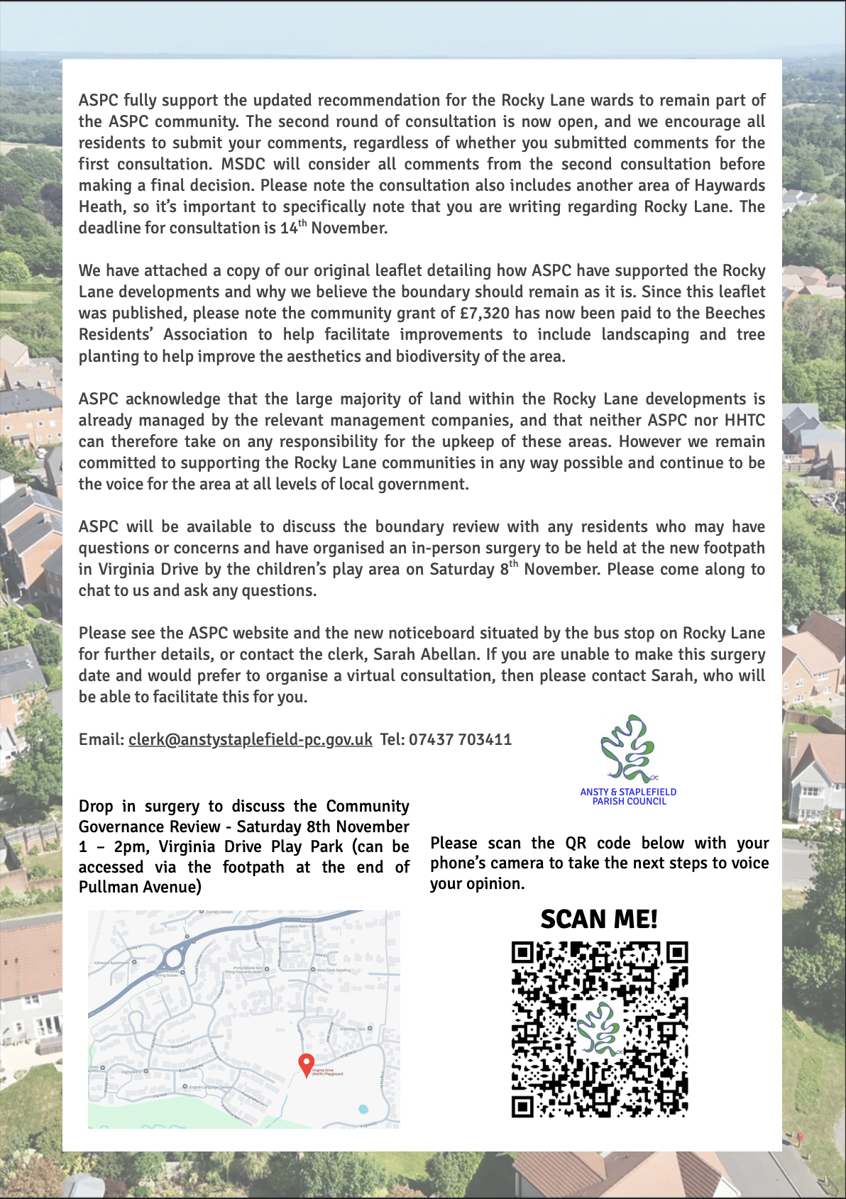 2nd Rocky Lane Flyer (Back)