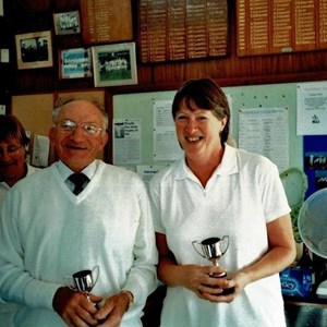 2006 Mixed Pairs Winners - Roy Jordan & Judith Bax
