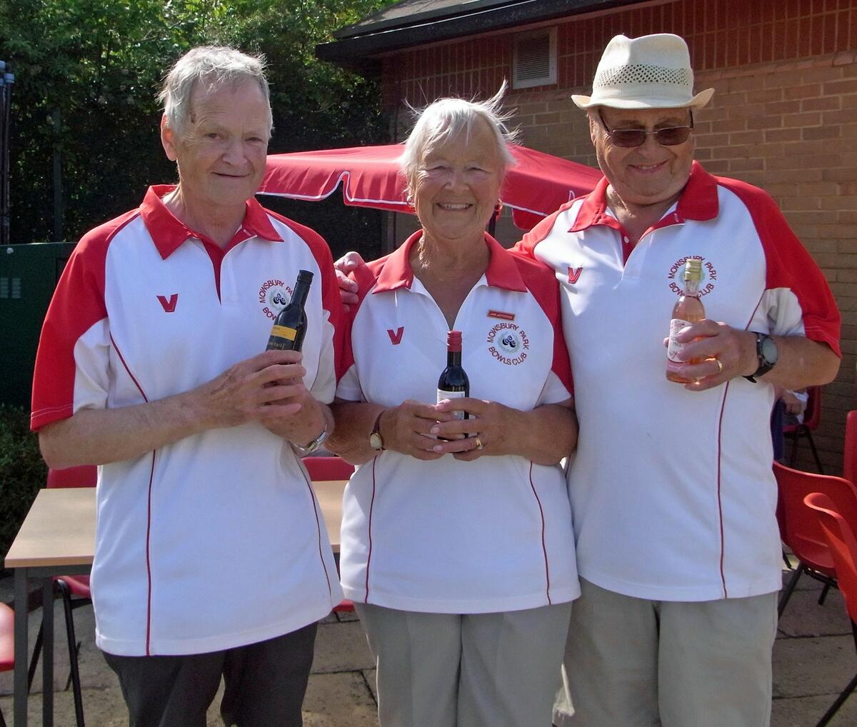 The winners! Jan, Robin and Patrick