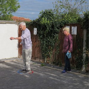 Throwing for the game.