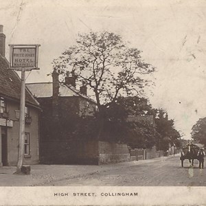 The White Hart was still running as a pub during the war