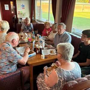 Fish & Chip supper after our skittles evening