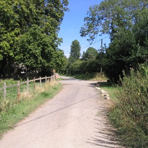 Bridle Way South of Great Coxwell looking North