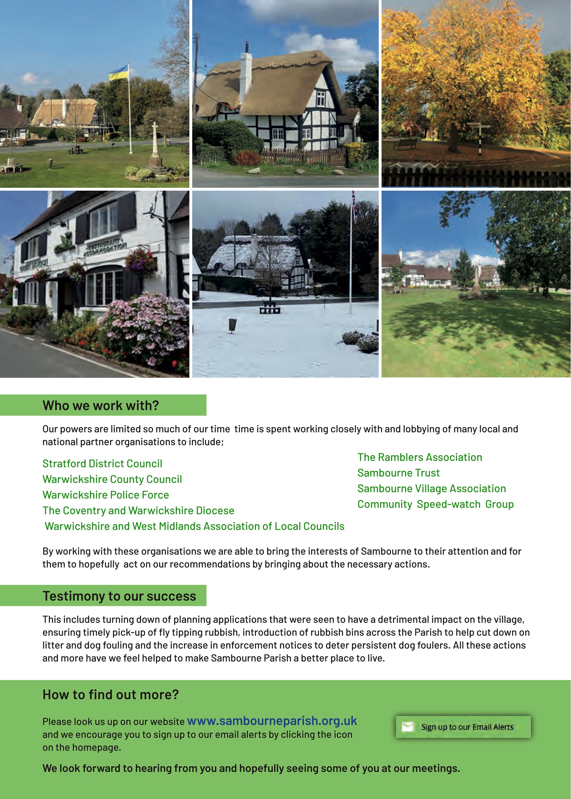 Sambourne Parish Council Home