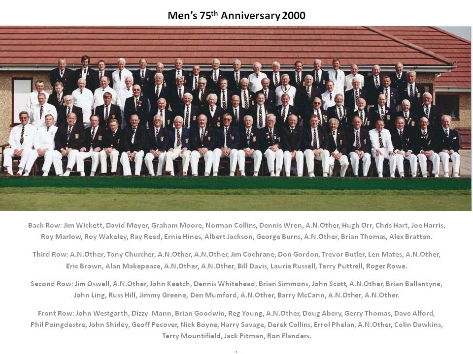GOSPORT BOWLING CLUB 75th Anniversary