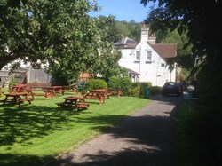 The village pub garden
