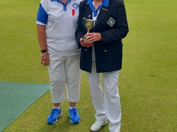 Margaret Goodyer winner Barbara McGillicuddy and runner up Penny Smith