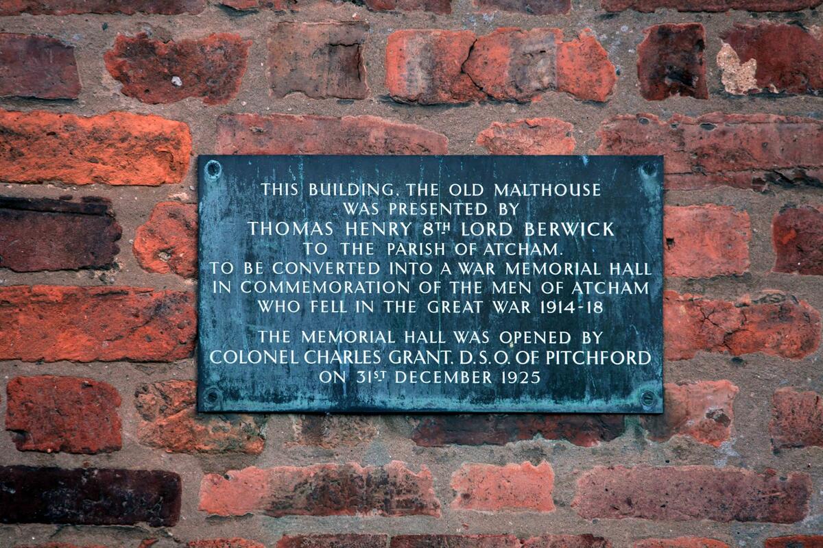 Outside The Old Malthouse