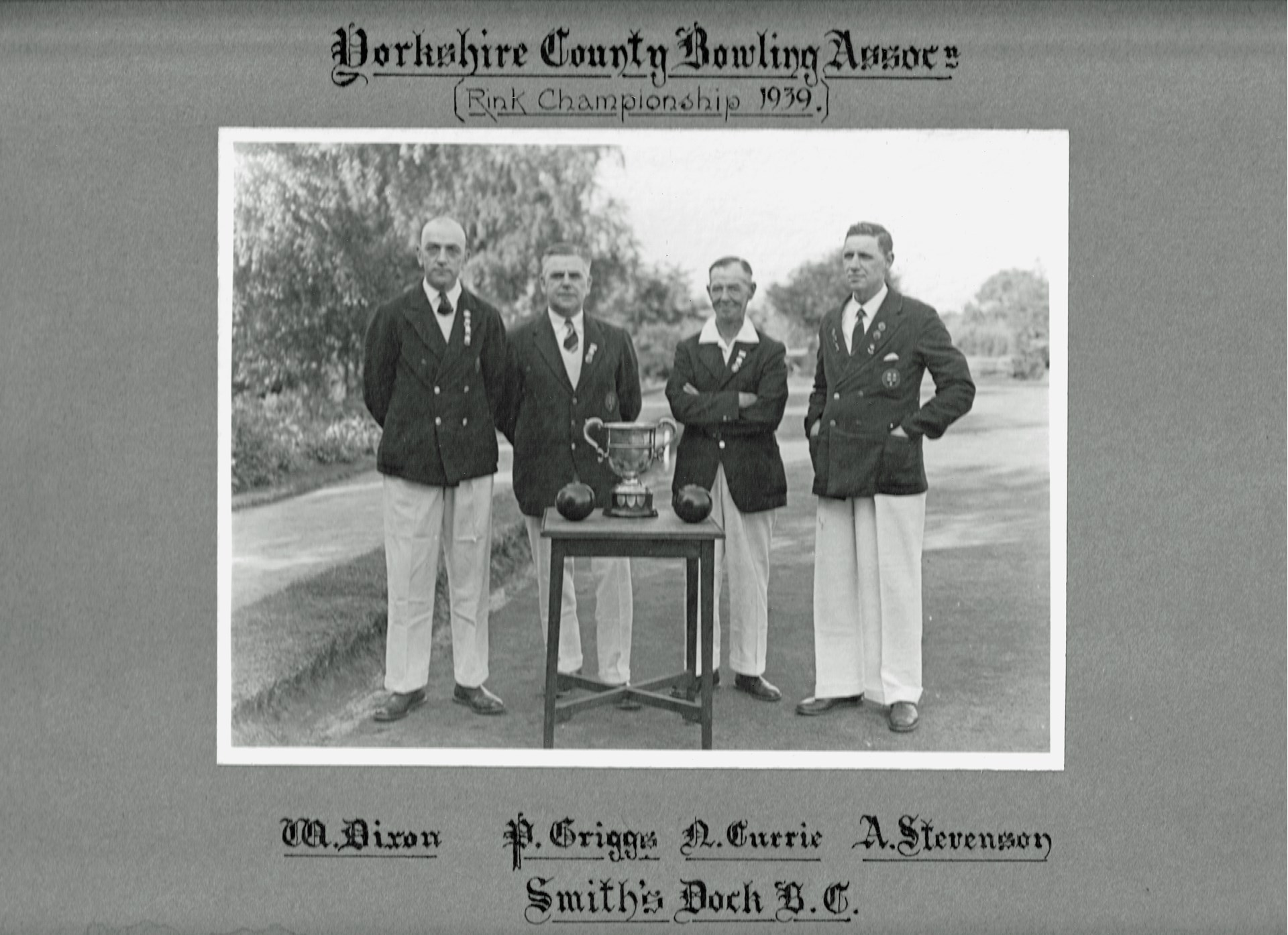 YBA Rink Championship 1939
