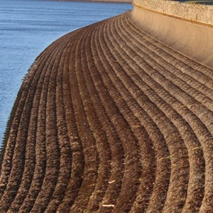 Kielder Water dam wall