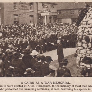 Unveiling of the Cairn - 19.9.1920