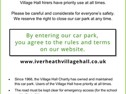 Iver Heath Village Hall Policies