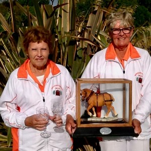 Shirley Suffling and Chris Ford (Ketton), representing Northants, won the National Senior Women's Pairs