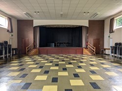 The Main Hall with view of the stage