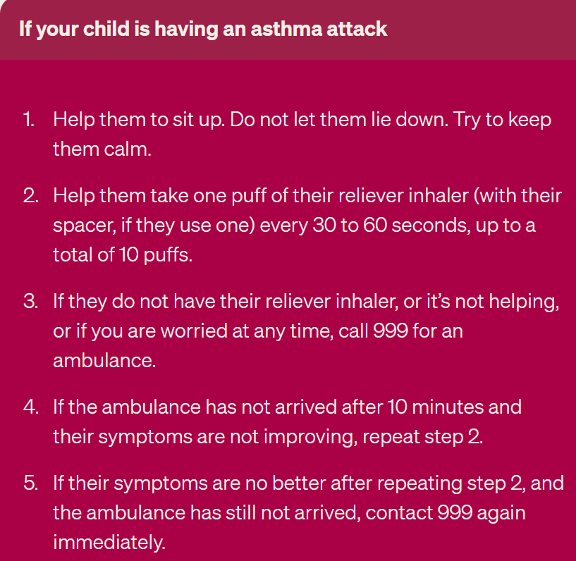 Farringdon Parish Council Hampshire Asthma