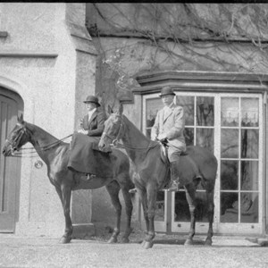 Major and Mrs Miskin at Sydling Court