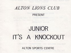 Memories of Alton, Hampshire Junior It's A Knockout : 1982