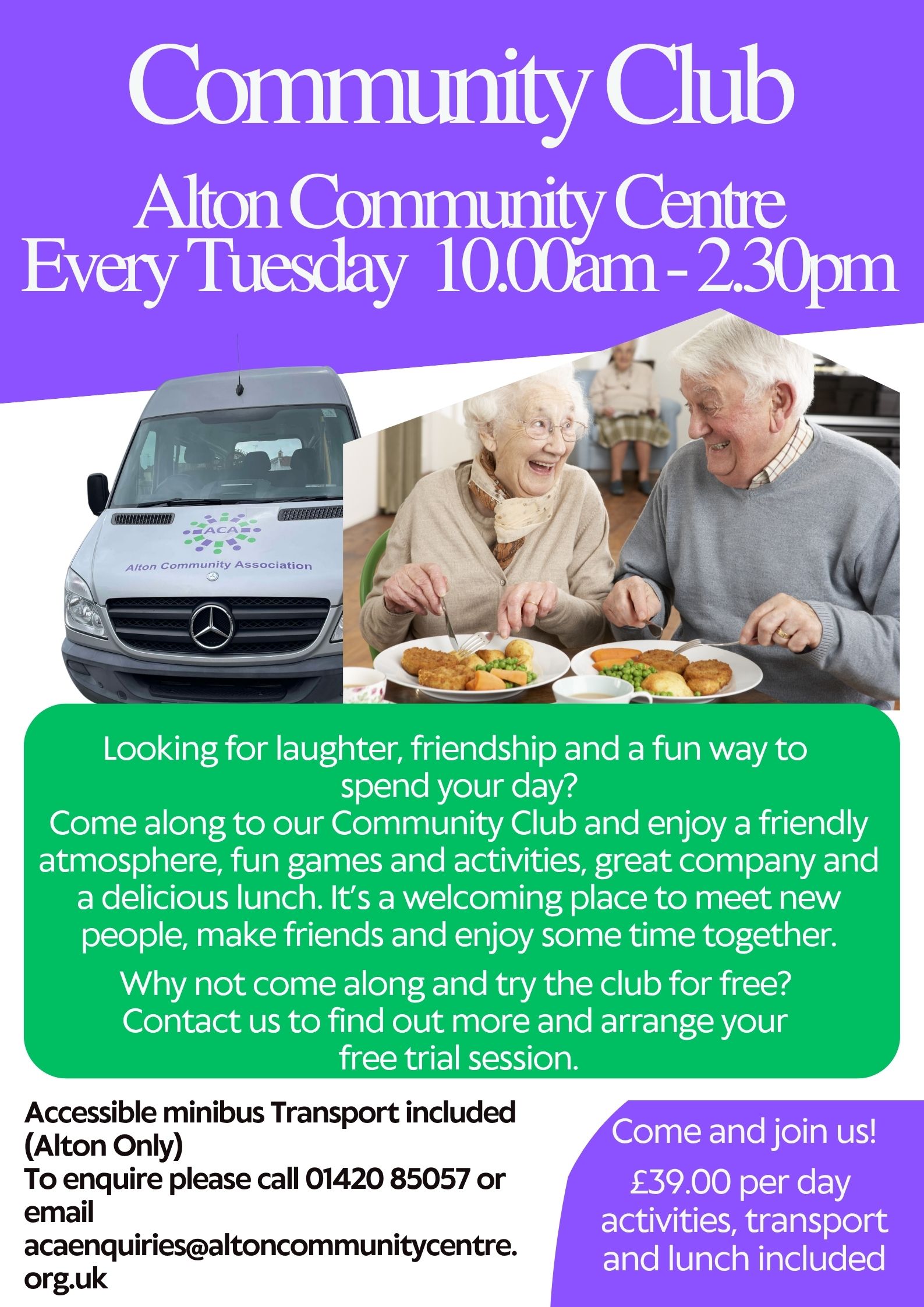 Alton Community Centre Day Centre Community Club