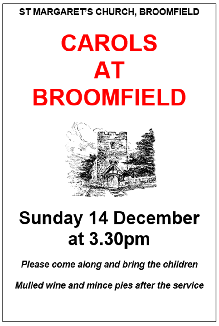 Broomfield & Kingswood Parish Council Village Events