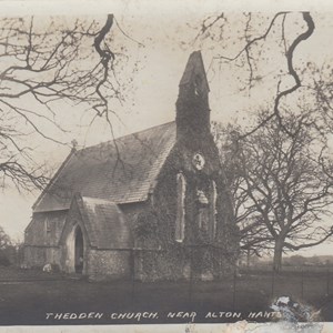 Thedden Church Near Alton Hants - Postmarked 22.12.1919