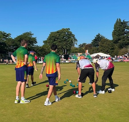 22nd August 2026. The Thrapston triples team at Leamington