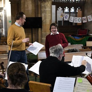 Christmas Concert 25 rehearsal