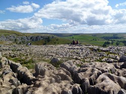 There are some good views to be had from the limestone pavements at the top of Malham Cove.