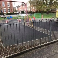 Play area outside The Chapel
