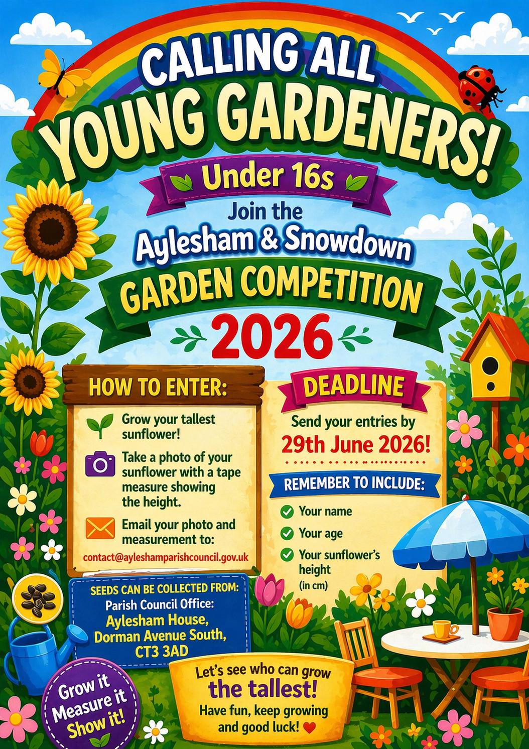 Aylesham Parish Council Garden Competition 2026